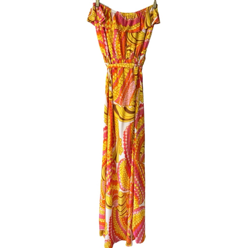 Beautiful Multi Colored Strapless Trina Turk Dress - image 2